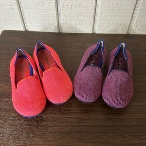 Rothy’s Kids Loafer Bundle.  2 pairs, size 10.